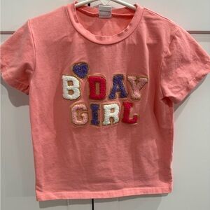 Charming Pink B'Day Girl Tee